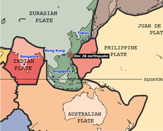 Japan Plate Boundaries