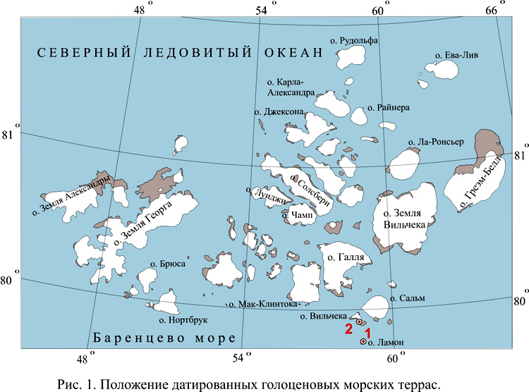 Земля франца иосифа карта